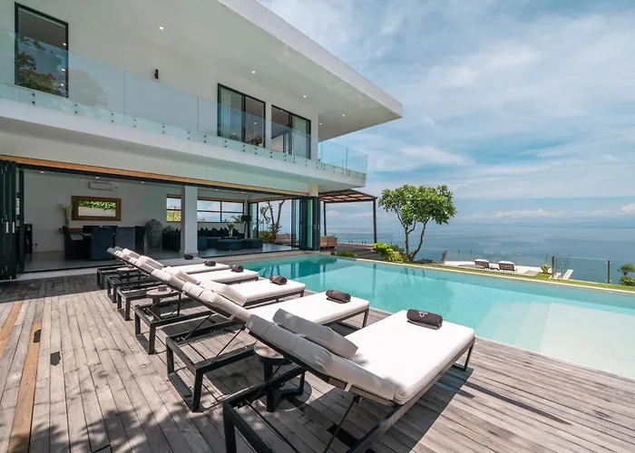 Namaskar - Iconic 5br Cliff - 180° Ocean View ジンバラン