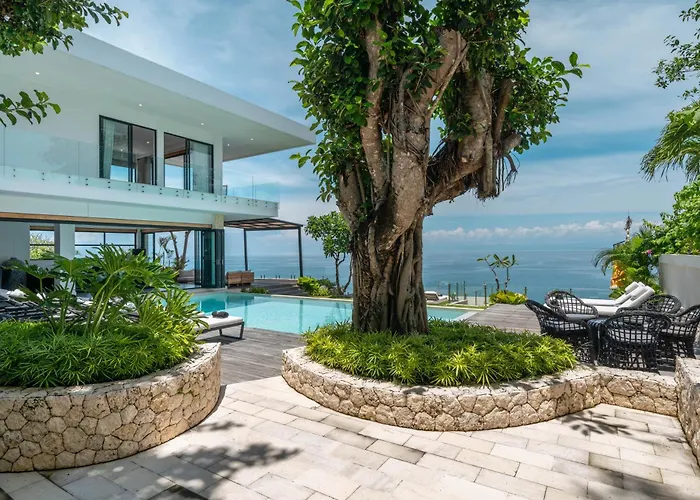 Namaskar - Iconic 5br Cliff - 180° Ocean View ヴィラ ジンバラン